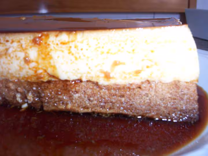 Flan biscuite