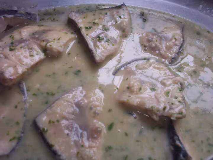 Poisson sauce verte tm avec la sauce