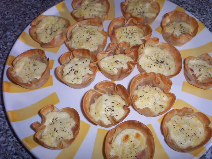 Tatelettes de creme de fromage et jambon tm