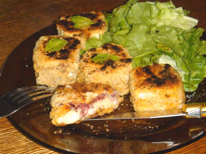 Croquette de chevre aux fruits secs de doudouce