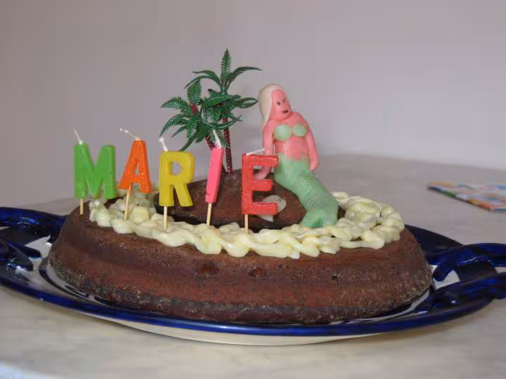 Gateau avec sirene