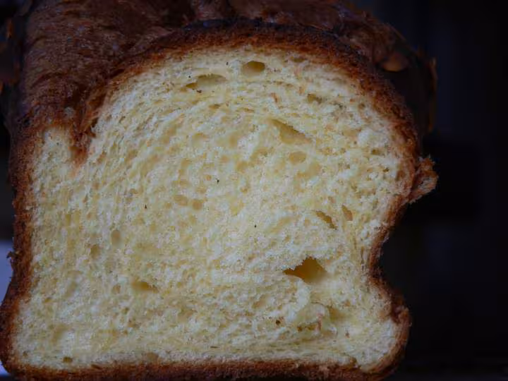 Brioche en coupe