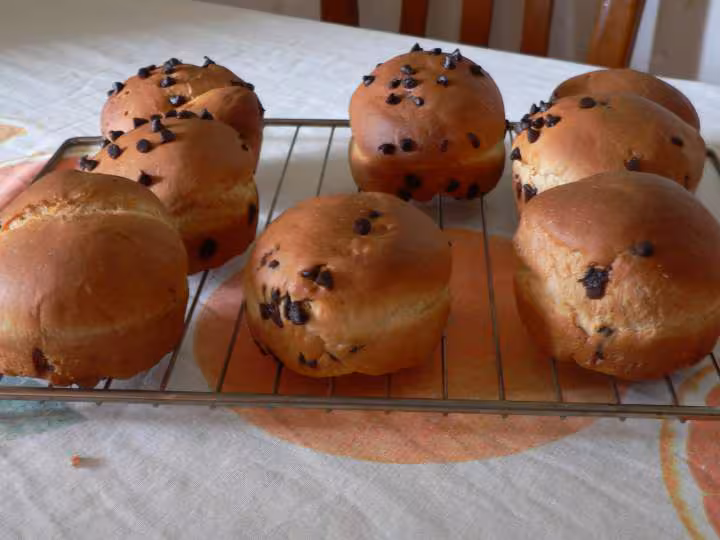 Pains aux pepites de chocolat
