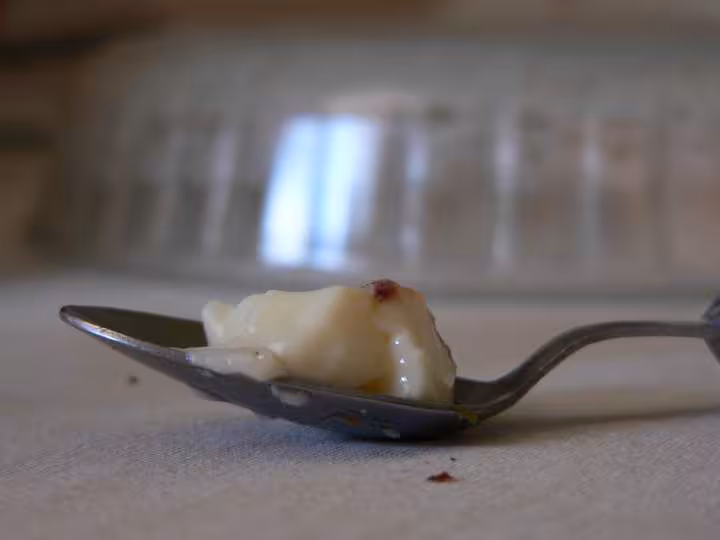 Texture du flan