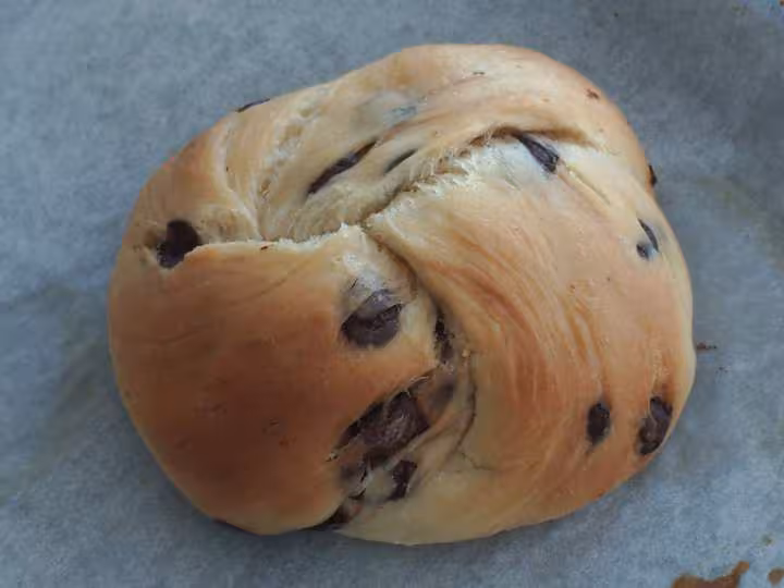 Petit noeud ave pate brioche mie filante