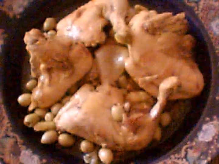 Poulet mkali au olive