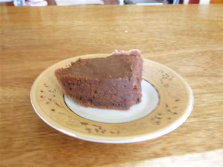 Part de fondant choco haricots rouges