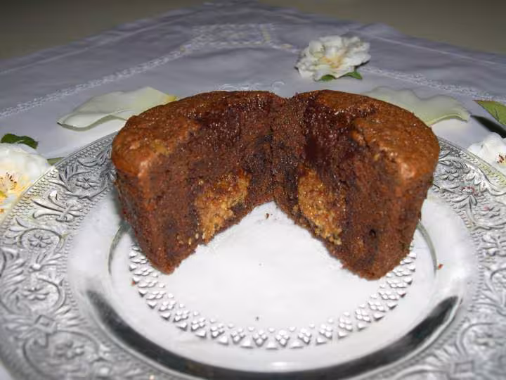 Fondant chocolat coeur praline