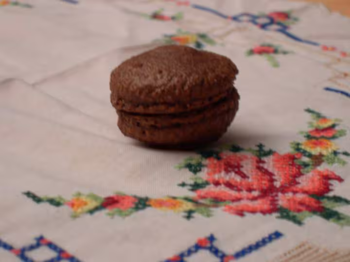 Macarons chocolat rate