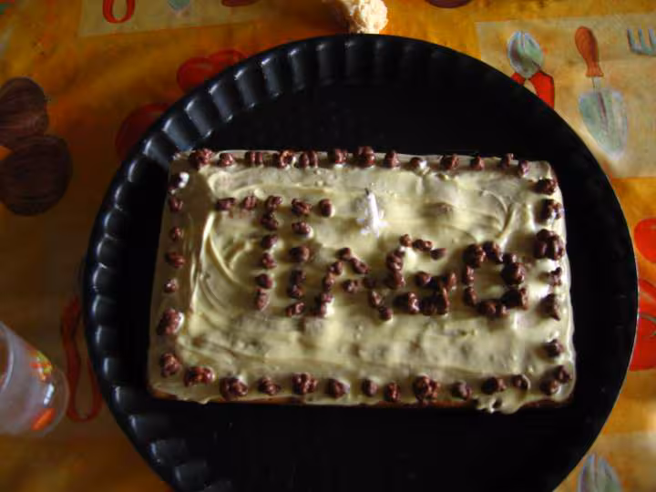 Gateau noix de pecan chocolat blanc