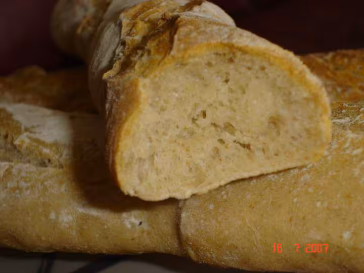 La mie de mes baguettes au levain