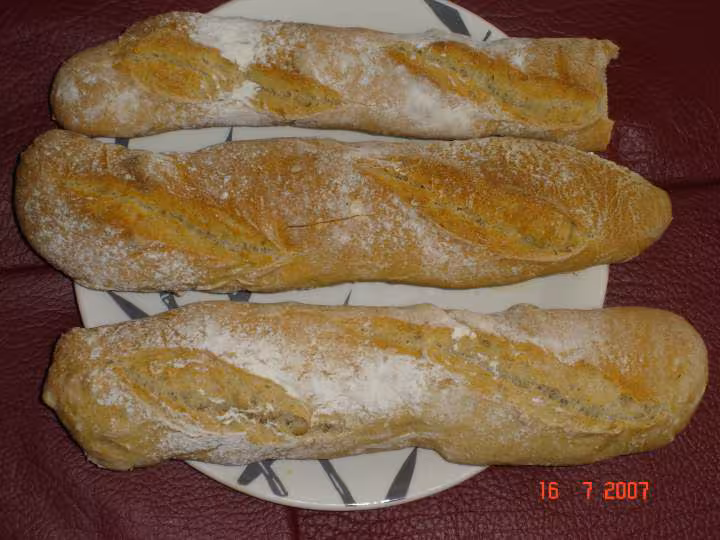 Mes premieres baguettes au levain