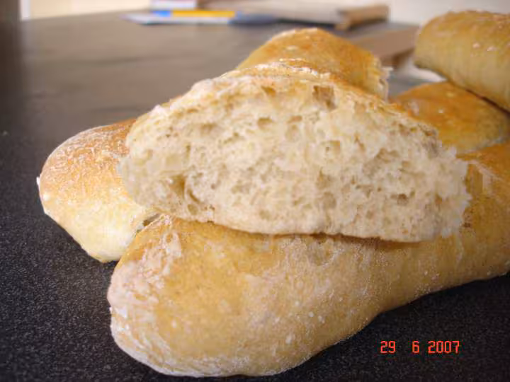 Mie de mes baguettes sur poolish