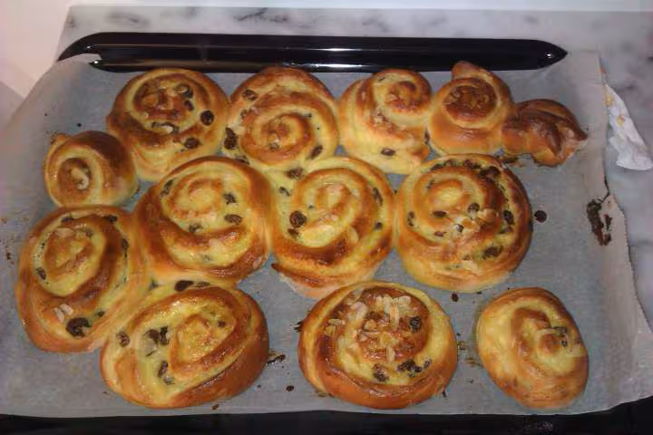 Mes escargots aux raisins
