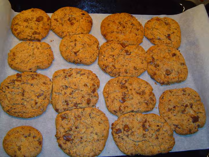 Cookies apres cuisson