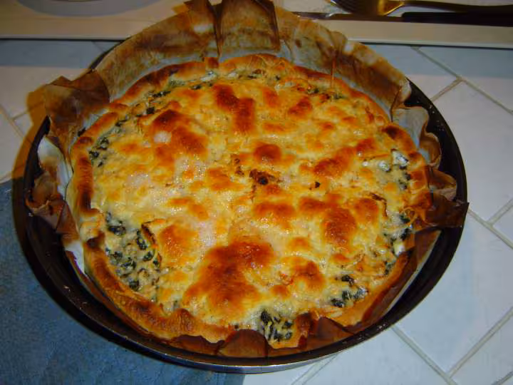 Tarte saumon epinard