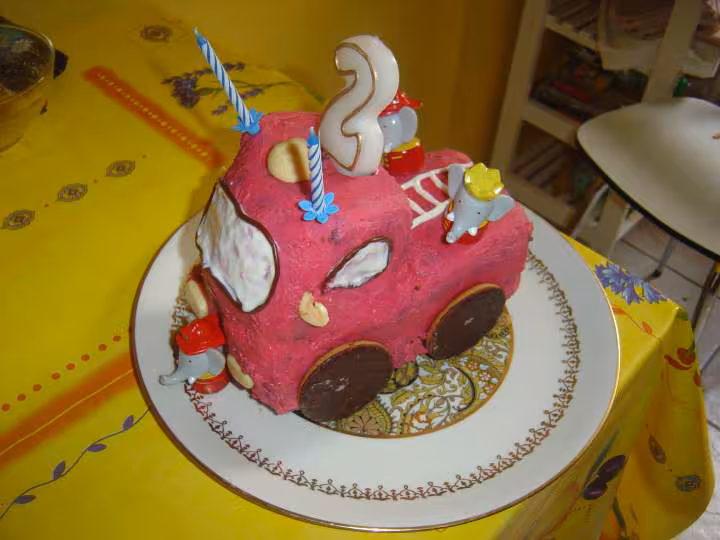 Gateau camion de pompier