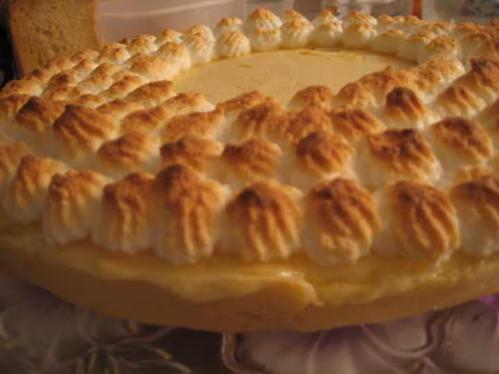 Tarte citron chiboust de flore