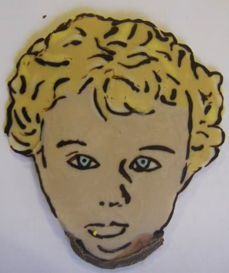 Lilie en chocolat tete