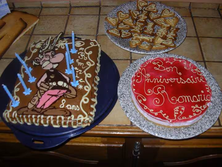 Gateaux anni romaric 8ans