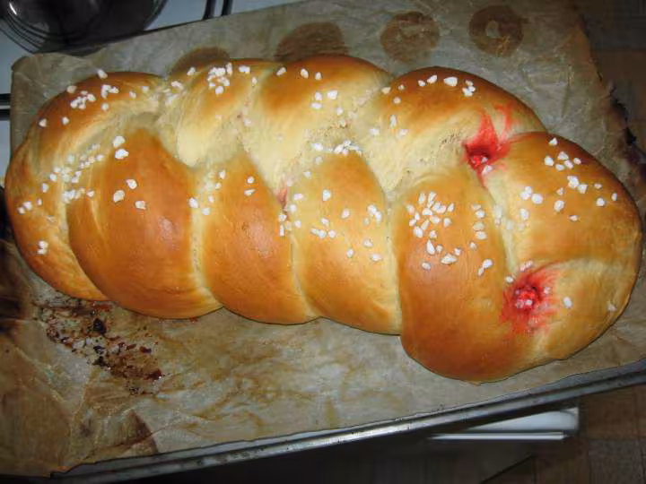 Brioche tressee aux pralines