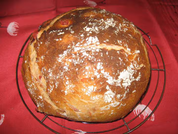 Butchy au levain et fraises sechees