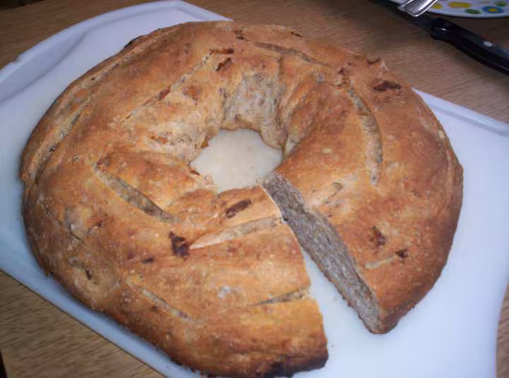 Couronne figues noisettes