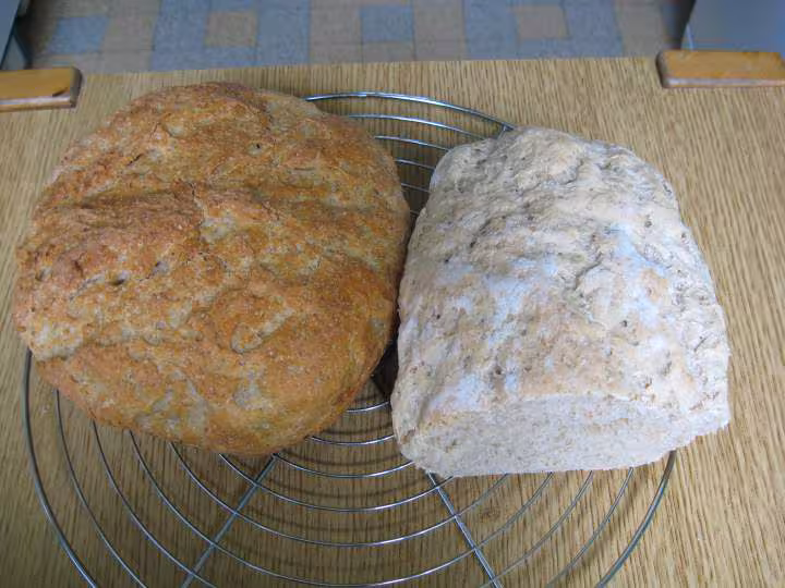 Pains de campagne au levain 2 methodes de cuisson