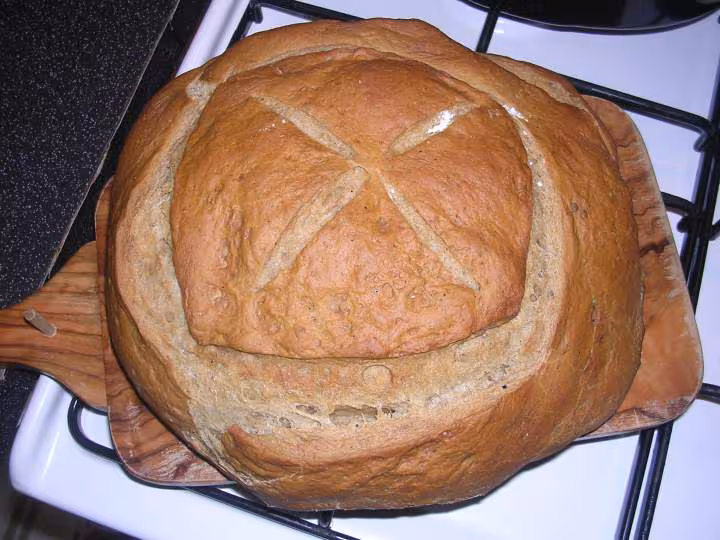 Pain de campagne au four