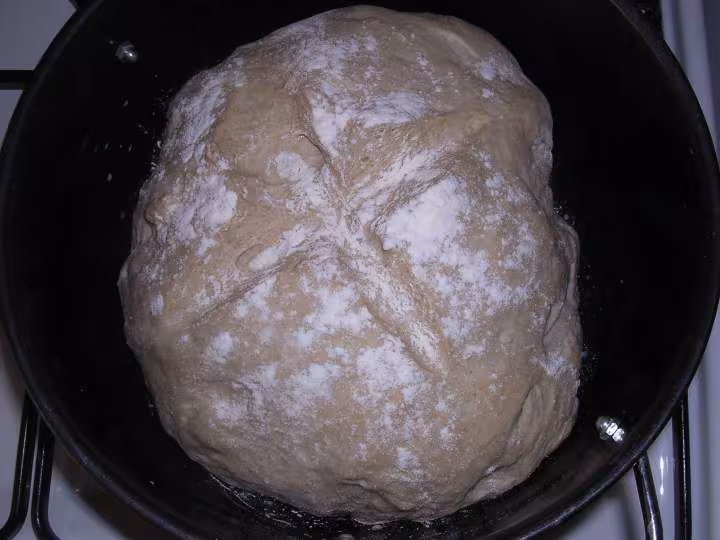 Paton du pain de campagne cocotte
