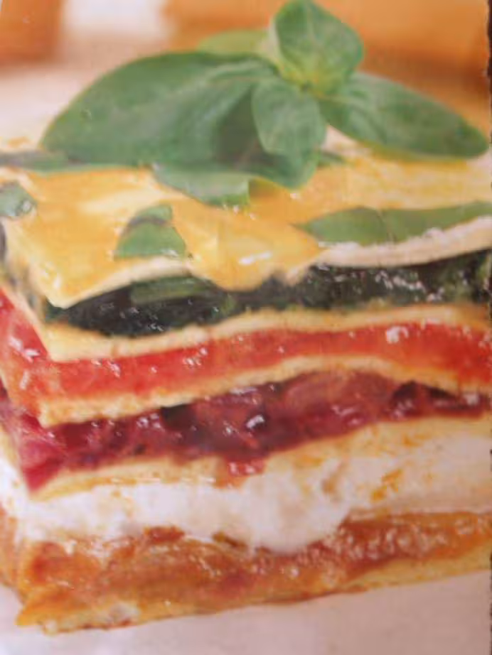 Gateau d omelette aux legumes