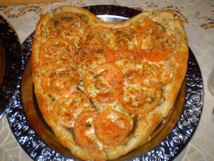 Feuillete thon tomate