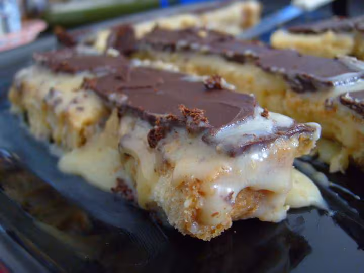 Lingots au chocolat et au caramel