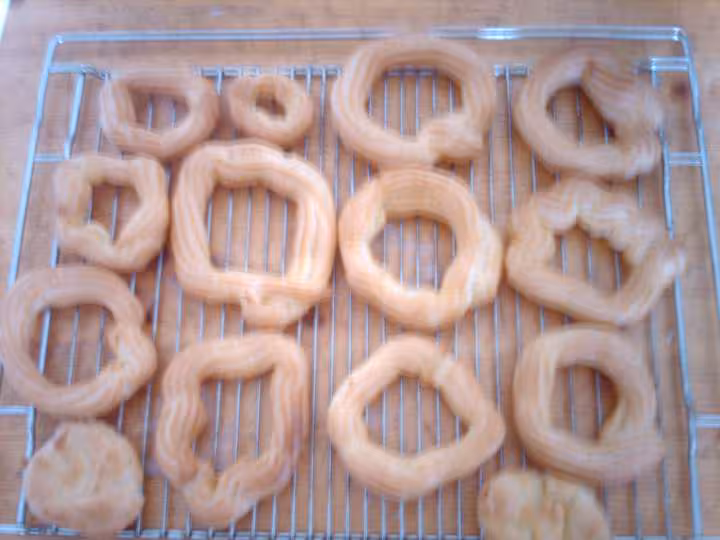 Choux paris brest a la sortie du four