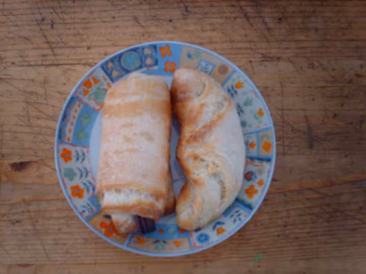 Croissants pain au chocolat