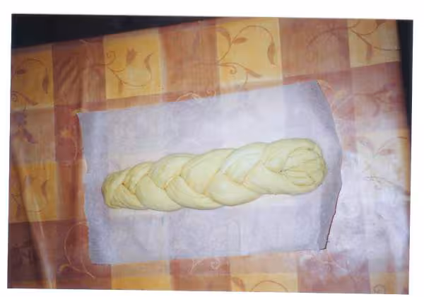 La tresse facon zabou avant cuisson