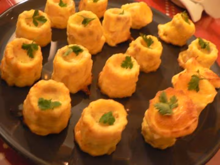 Mini canneles d asperges