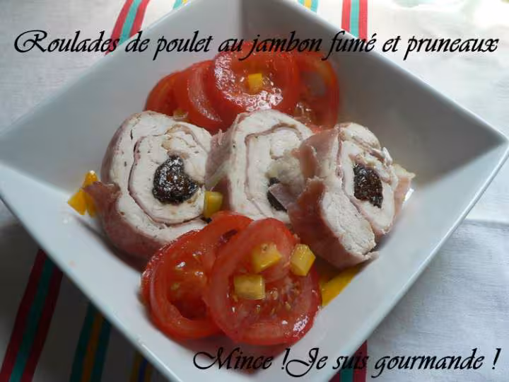 Roules de poulet vapeur