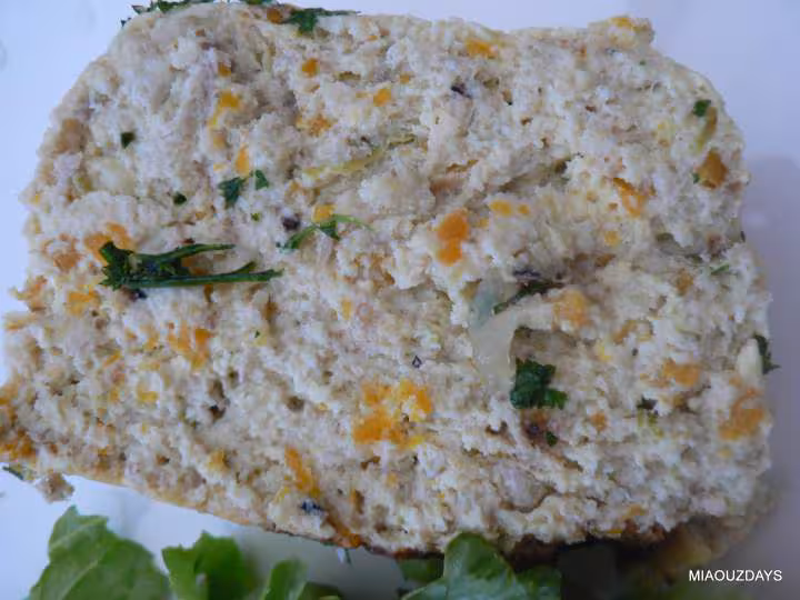 Terrine de poisson tranche