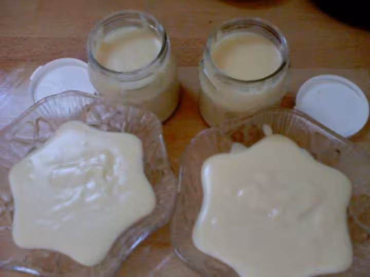 Creme au chocolat blanc 5mn top chrono