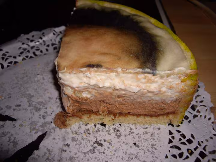 Entremet poires choco