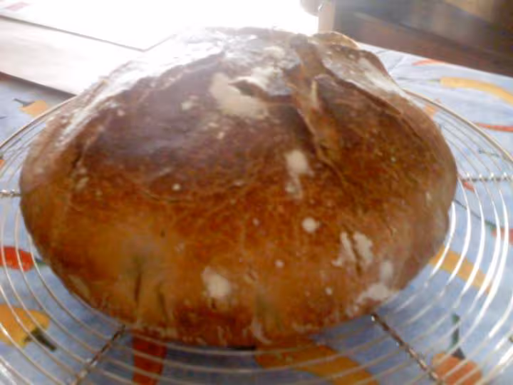 Pain blanc en cocotte