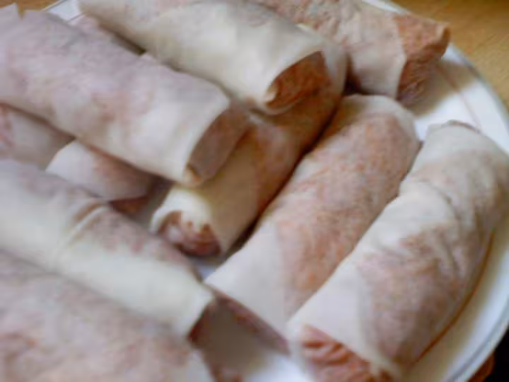 Pates imperiaux avant cuisson