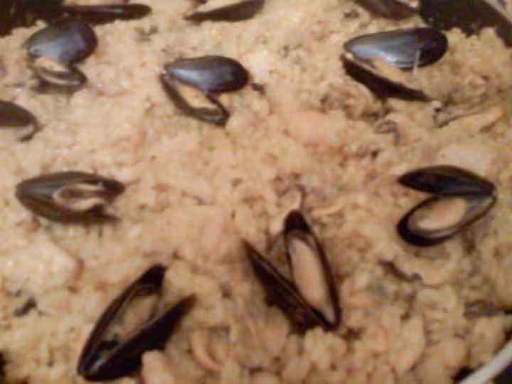 Risotto aux moules et crevettes