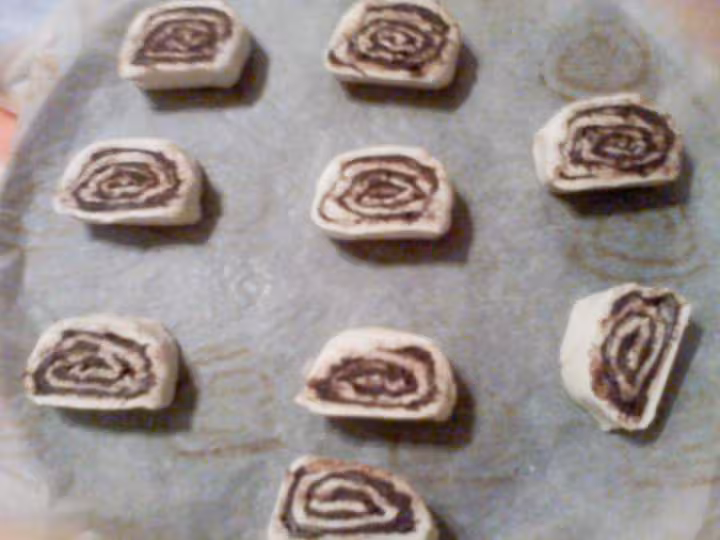 Roules choco avant cuisson