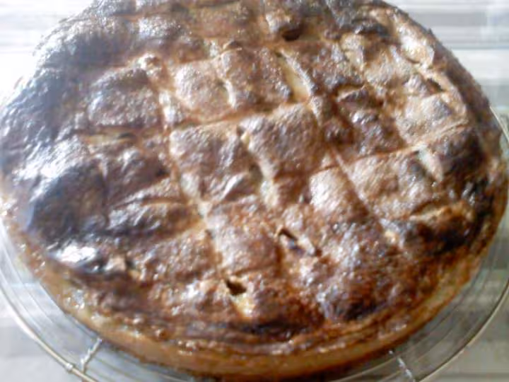 Tourte aux pommes facon normande