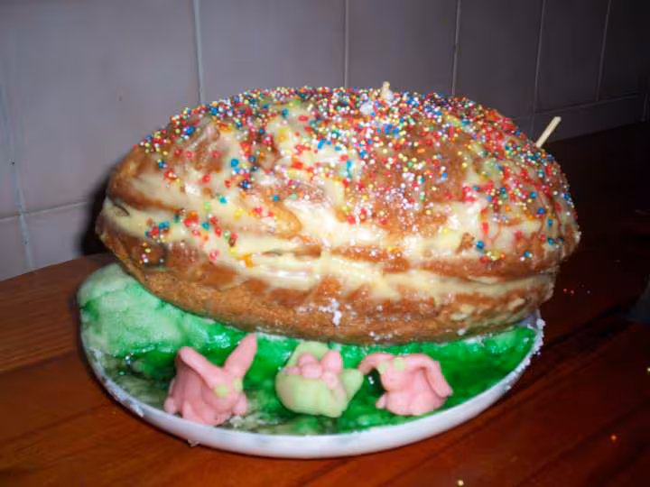 Pour paques gateaux terminer