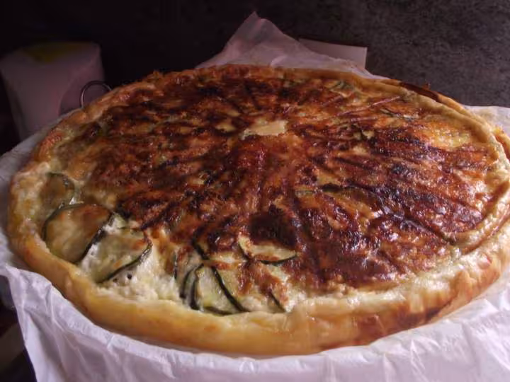 Tarte courgette chevre