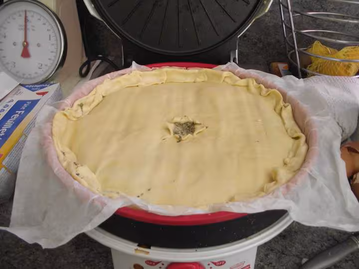 Tourte chevre epinards 2