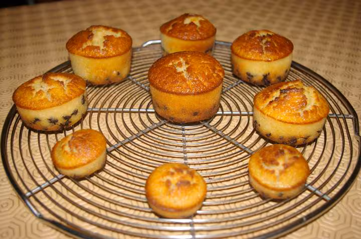 Muffins aux pepites de chocolat avec kitchenaid
